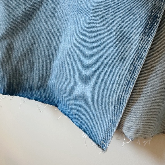 NWT indigo rein women 5-Pocket Maxi Denim Skirt. Light jeans size 13 - Picture 5 of 7